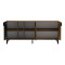 Riba buffet pakoworld walnut-black marble look 180x40x78cm