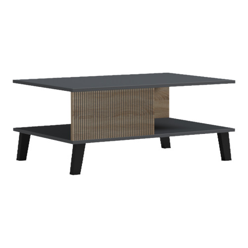 Tuscany coffee table pakoworld sonoma-anthracite 83x54x34cm