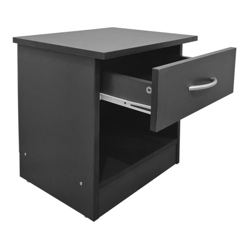 Bedy pakoworld bedside table anthracite 40x34x42cm