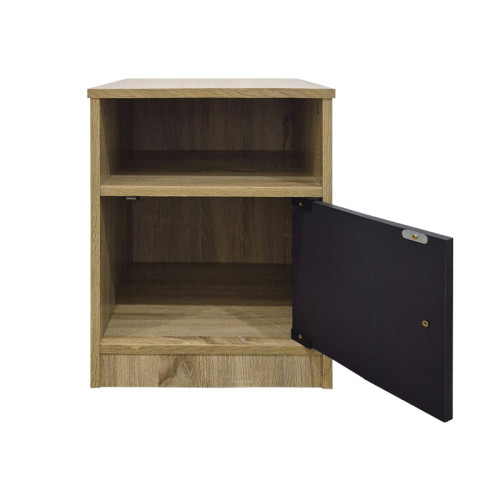 Lenea pakoworld bedside table sonoma-anthracite 40x40x50cm
