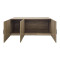 Alvia pakoworld sonoma three-leaf wardrobe 150x51x60cm