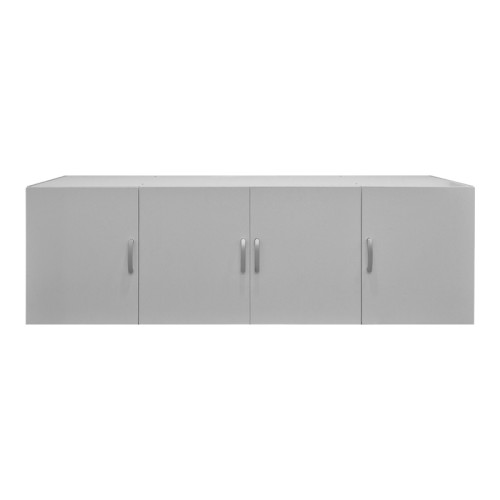 Alvia pakoworld four-leaf wardrobe loft white 200x51x60cm