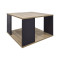 Zelegan pakoworld coffee table sonoma-anthracite 60x60x39cm