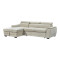 Dreamora right corner pakoworld corner sofa bed with storage space beige fabric 270x167x82cm