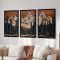 Wall art in frame Fortasia pakoworld triptyque with digital print 33x0.3x48cm