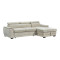 Dreamora left corner pakoworld corner sofa bed with storage space beige fabric 270x167x82cm