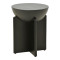 Side table Jenby pakoworld solid mango wood black D40x50cm