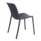 Teragi stackable chair pakoworld pp with UV protection anthracite 58x43.5x82cm