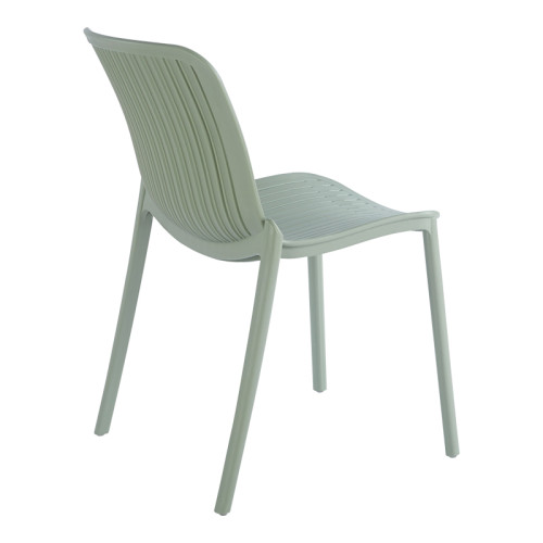 Teragi stackable chair pakoworld pp with UV protection mint 58x43.5x82cm