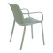 Teragi stackable armchair pakoworld pp with UV protection mint 59x57x82cm