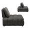Jelica pakoworld armchair-bed with grey fabric 88x110x86cm