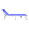 Fevepe pakoworld beach lounger heavy duty aluminum-textilene in blue shade 58.5x185x29.5cm