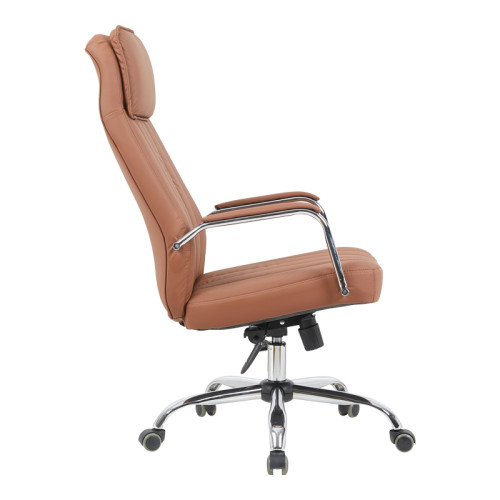Morales pakoworld pu brown manager s office chair 60x70x118-124cm