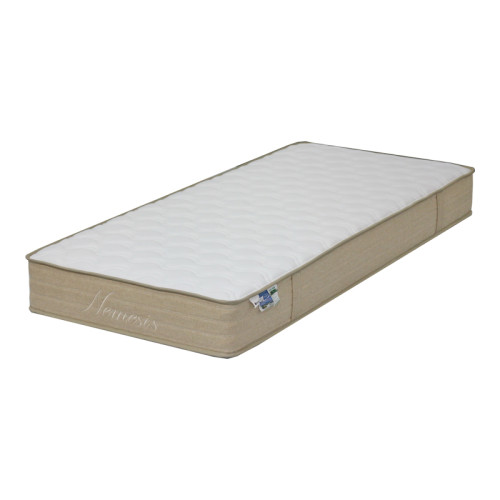 Bed with mattress Athos-Nemesis pakoworld sonoma 90x190cm
