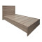 Bed with mattress Athos-Perfecto pakoworld sonoma 90x190cm