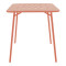 Table Moraja pakoworld terracotta metal 70x70x73cm