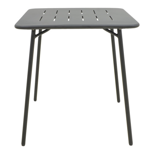 Table Moraja pakoworld black metal 70x70x73cm
