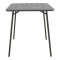 Table Moraja pakoworld black metal 70x70x73cm