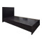 Bed with mattress Athos-Perfecto pakoworld wenge 90x190cm