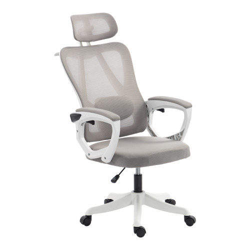 Exeter pakoworld director s office chair white - mesh gray 50x58x119-129cm