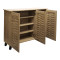 Shoe cabinet Mantam pakoworld 16 pairs sonoma 115.5x34x87cm