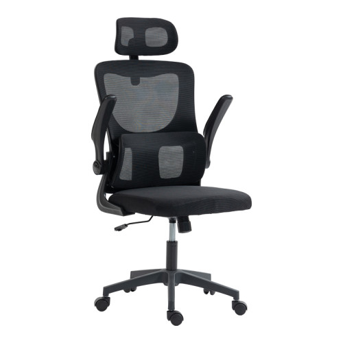 Director s office chair Mainz pakoworld mesh black color 50x60x112-122cm