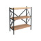 Althea pakoworld freestanding shelf oak with black metal 60x30x90cm