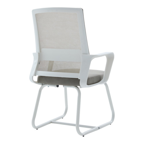 Palma pakoworld white visitor chair mesh grey 46x52x94cm