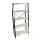 Bimblem pakoworld bookcase marble white with black metal  60x30x150cm