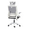 Plymot pakoworld office chair white-mesh black 48x58x112-122cm