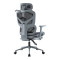 Vigo pakoworld grey executive office chair, mesh black 52x70x118-124cm