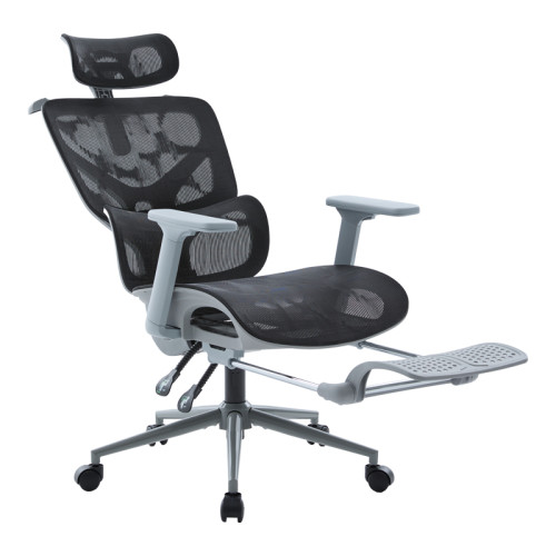 Vigo pakoworld grey executive office chair, mesh black 52x70x118-124cm