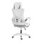 Manager s office chair with footrest Meton pakoworld white - mesh grey 48x60x118-128cm