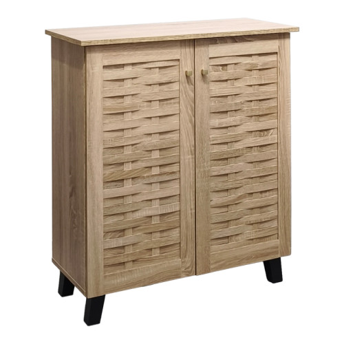 Shoe cabinet Mantam pakoworld 12 pairs sonoma 78x34x87cm