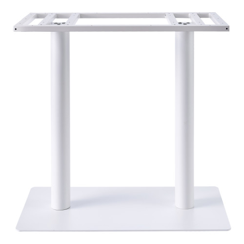 Soign pakoworld metal table base white 80x40x90cm