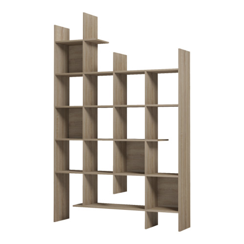 Manco pakoworld bookcase sonoma 122x25.5x188cm