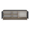 Entrance furniture stool-shoe rack Zulla pakoworld 10 pairs sonoma-anthracite 110x37x43cm