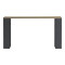 Desk with shelf Labirent pakoworld anthracite-sonoma 140x60x75cm