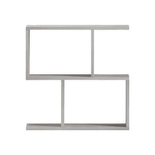 Wesmol pakoworld side table-bookcase grey marble look 50x20x50cm