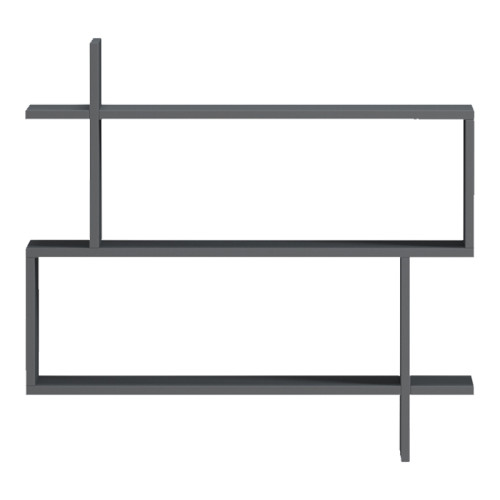 Parallel wall-shelf pakoworld anthracite 70x22x65.5cm