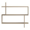 Parallel wall-shelf pakoworld sonoma 70x22x65.5cm