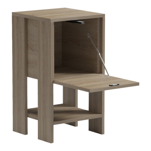 Bedside table Reppo pakoworld sonoma  30x30x55cm