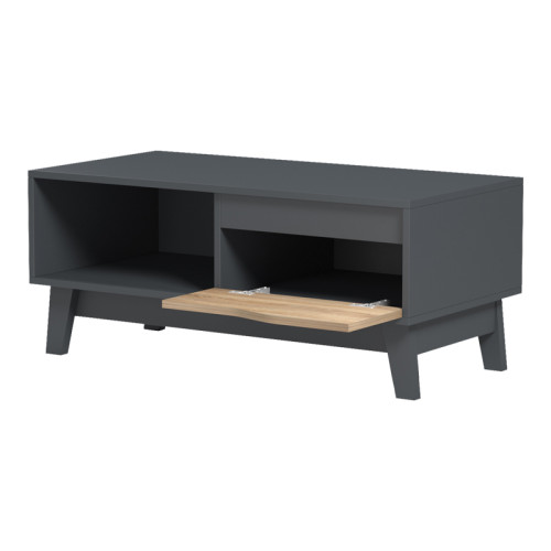 Judas pakoworld coffee table in anthracite-sonoma 90x45x38.5cm