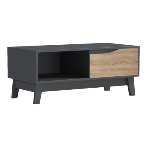 Judas pakoworld coffee table in anthracite-sonoma 90x45x38.5cm