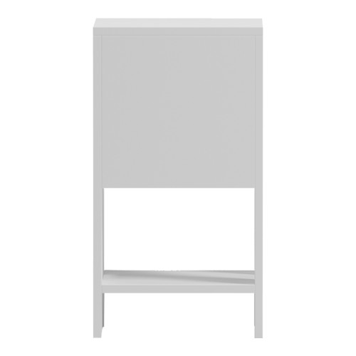 Bedside table Reppo pakoworld white  30x30x55cm
