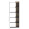 Corpus pakoworld bookcase anthracite-sonoma 61x22x162cm