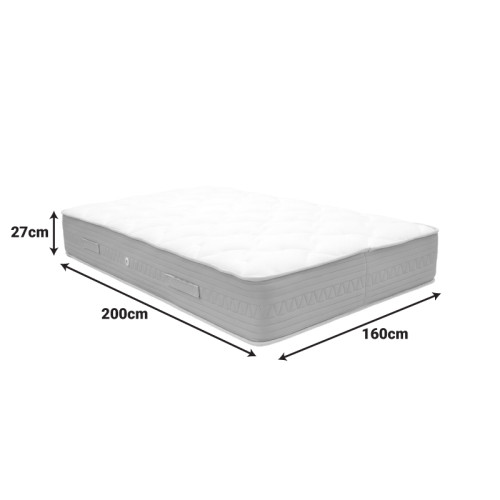Mattress Sleepy pakoworld bonnel spring double sided 27cm 160x200cm