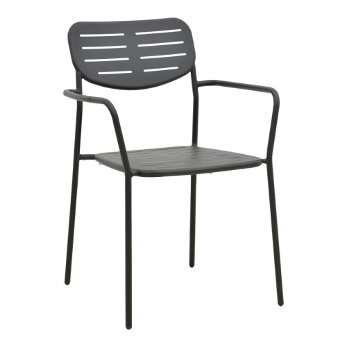 Moraja Deraby pakoworld set of 3 pieces black metal 70x70x73cm
