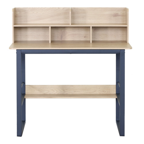 Work desk Biuro pakoworld oak- black metal 120x60x103cm