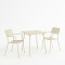 Moraja Federal pakoworld set of 3 pieces cream metal 70x70x73cm